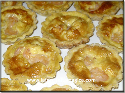 laforchettamagica.com - Tortine gialle ai gamberi