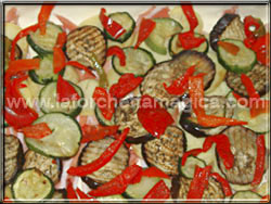 laforchettamagica.com - Distribuire le melanzane, le zucchine e i peperoni