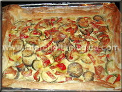 laforchettamagica.com - Sfogliata alle verdure grigliate e bacon