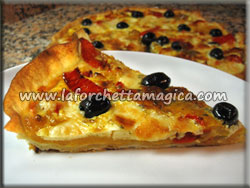 laforchettamagica.com - Torta salata ai peperoni