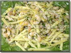 laforchettamagica.com - Gamberi con formaggio e spinaci novelli