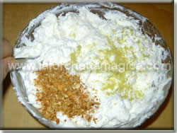 Ricotta con scorza di limone e arancia