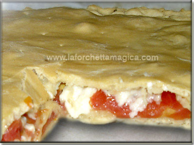 laforchettamagica.com - Focaccia pomodoro e pecorino