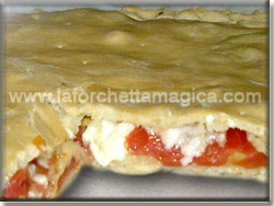 laforchettamagica.com - Focaccia pomodoro e pecorino