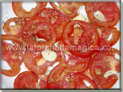 laforchettamagica.com - Affettare e condire i pomodori