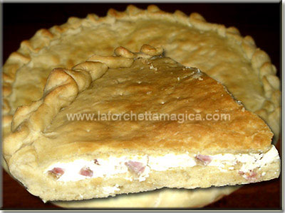 laforchettamagica.com - Focaccia con speck e ricotta