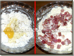 laforchettamagica.com - Amalgamare ricotta e speck