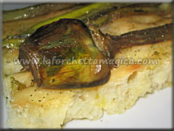 laforchettamagica.com - Focaccia carciofi e porri