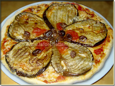 Pizza alle melanzane