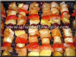 www.laforchettamagica.com - Cuocere gli spiedini