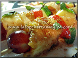 www.laforchettamagica.com - Spiedini di frutta