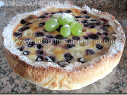 laforchettamagica.com - Crostata di uva