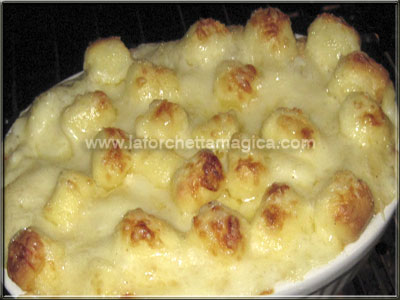 Gnocchi alla parigina gratinati