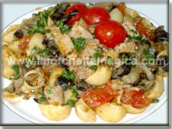 La Forchetta Magica - Pasta con tonno fresco e melanzane