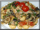Pasta con tonno fresco e melanzane