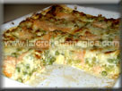 Lasagne con salmone e verdure