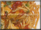 Paccheri con seppie e peperoni