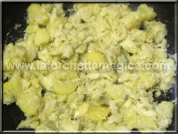 Cuocere il baccalà e le patate per 20 minuti