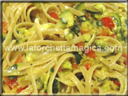 laforchettamagica.com - Trenette alla carbonara vegetale