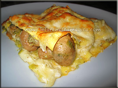 laforchettamagica.com - Lasagne ai funghi e fontina