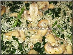 laforchettamagica.com - Unire i funghi e gli spinaci