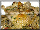 Faraona con funghi