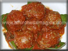 Polpette al sugo e basilico