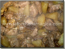 Fusi di pollo alle carote