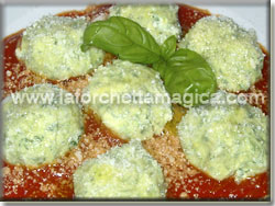 Polpette di ricotta al sugo