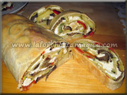 laforchettamagica.com - Strudel di ricotta e verdure grigliate