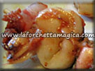 Spiedini con seppie calamaretti e pancetta