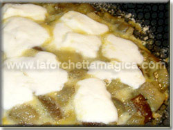 Frittata con melanzane e stracchino