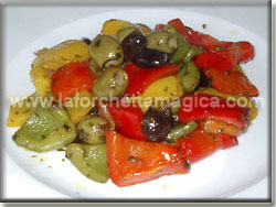 Peperoni con olive
