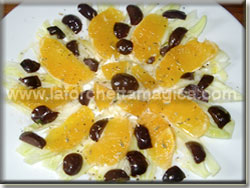 Insalata di arance finocchi e olive
